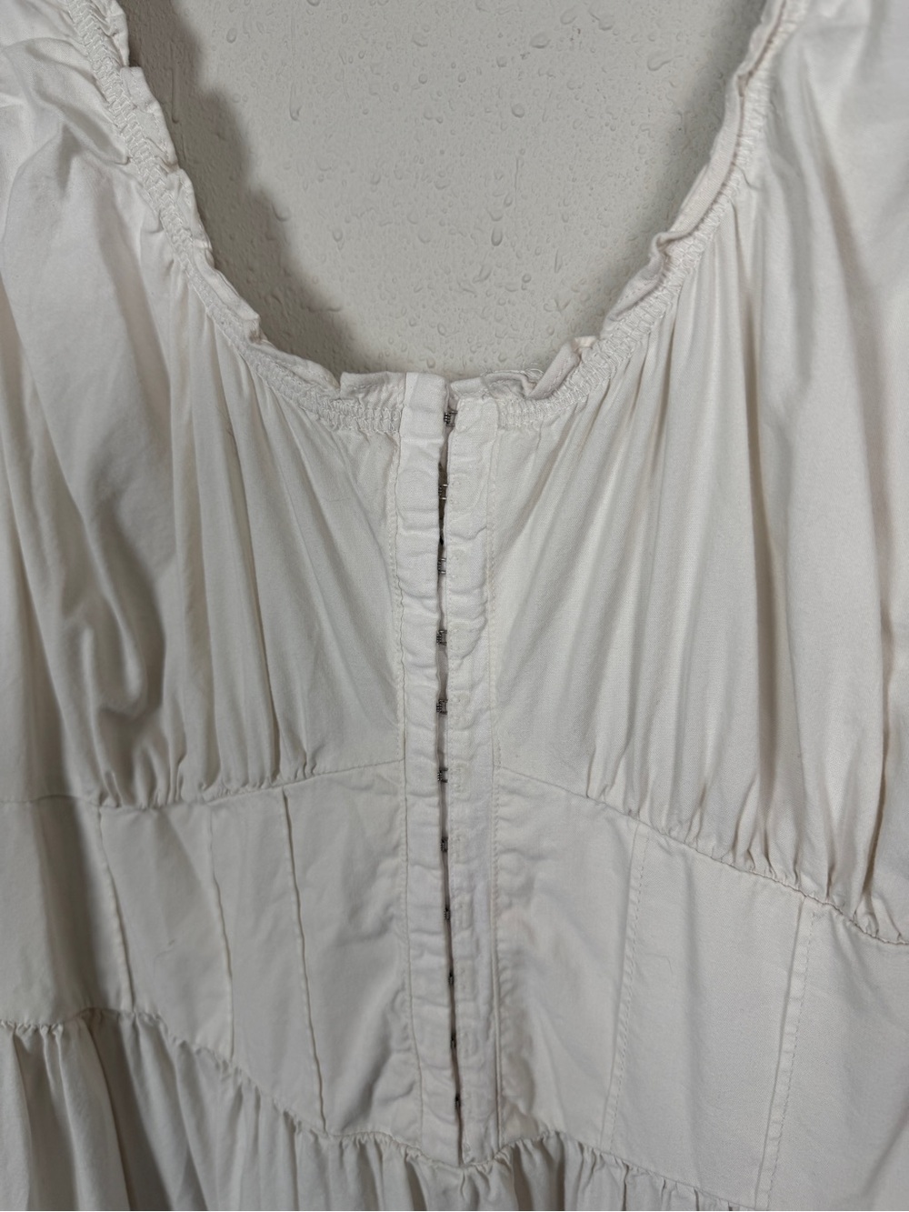 Ava & Viv 3X Tiered Midi Dress Boho Cottagecore Hook & Eye Front Plus Size Flowy - Picture 2 of 15